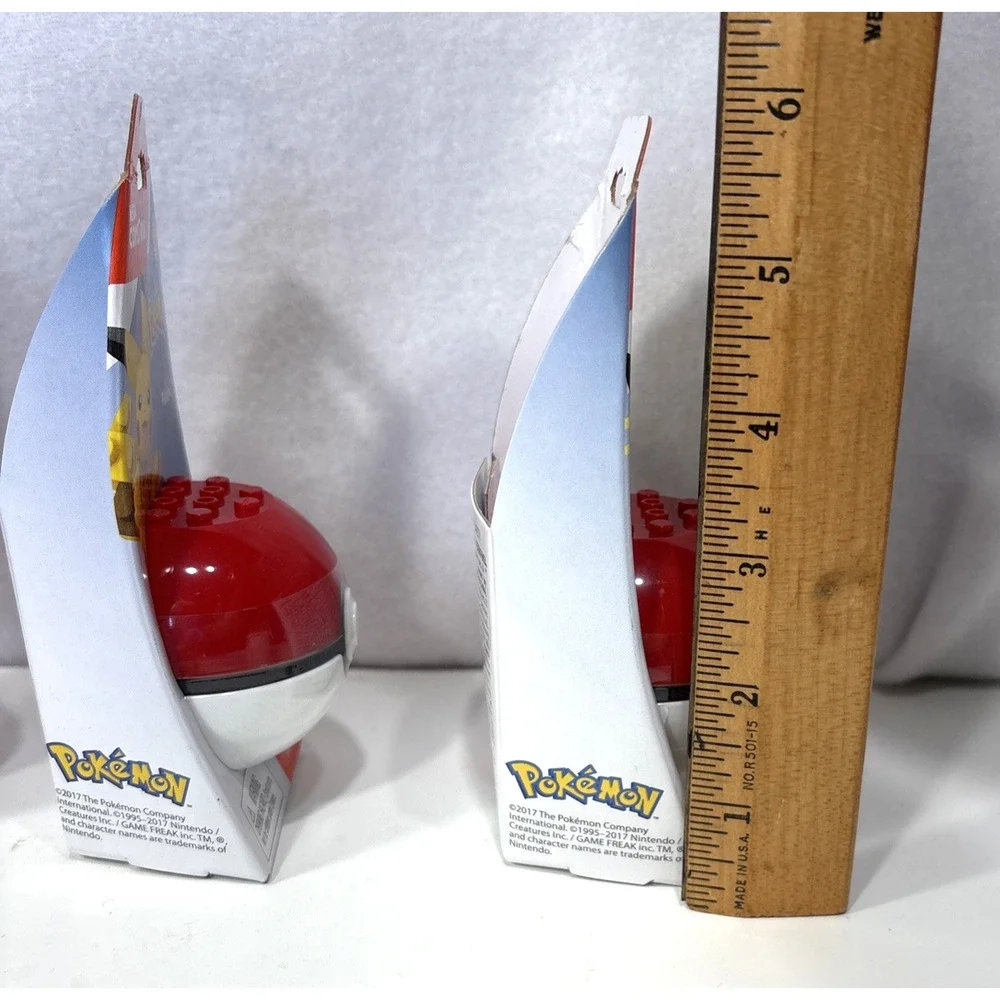 Mega Construx Pokemon Pokeball Series 1, 2 Pikachu Magikarp Meowth Building Toys